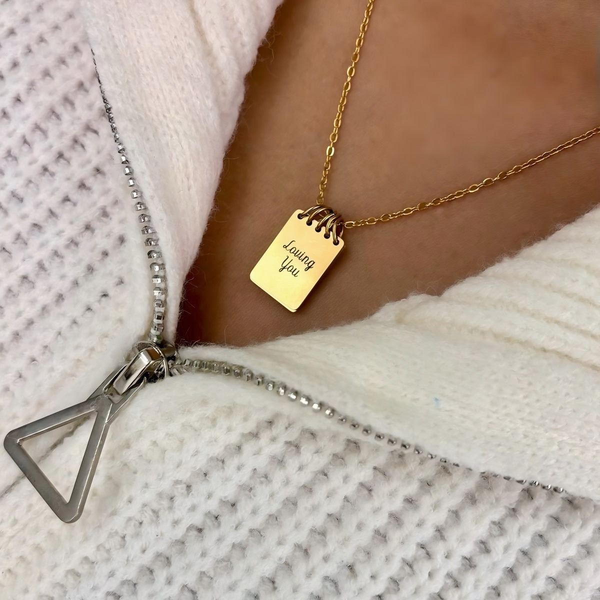 Note Book pendant necklace